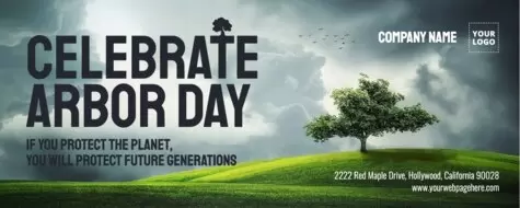 Edite um design do Dia Mundial da Árvore 