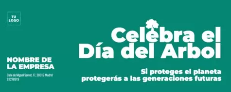 Edita un diseño del Día Mundial del Árbol