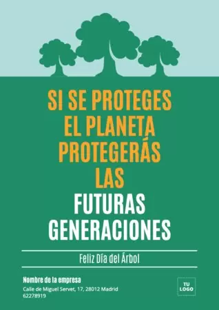 Edita un diseño del Día Mundial del Árbol