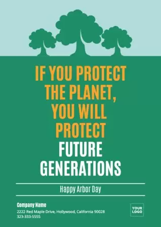 Edite um design do Dia Mundial da Árvore 