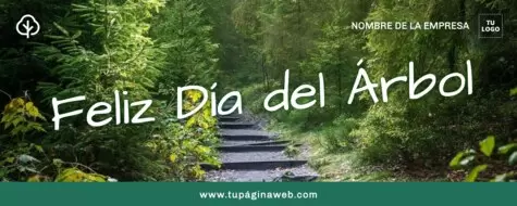 Edita un diseño del Día Mundial del Árbol