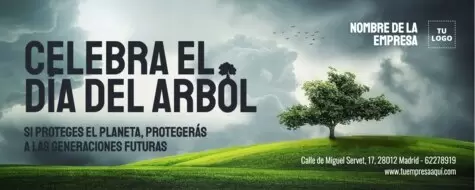 Edita un diseño del Día Mundial del Árbol