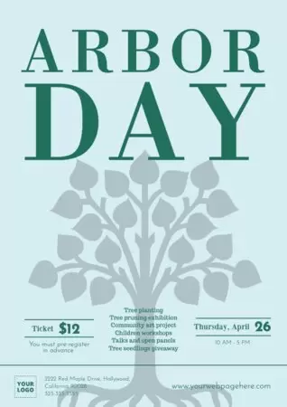 Edite um design do Dia Mundial da Árvore 