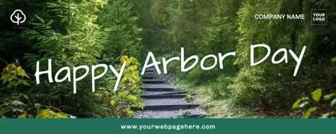 Bearbeite ein Design zum Tag des Baumes