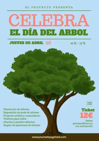 Edita un diseño del Día Mundial del Árbol