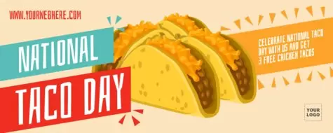Edite um design para o Dia do Taco