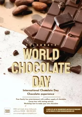 Edita un modello per il Chocolate Day