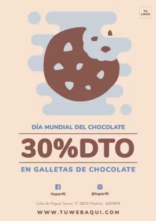 Editar una plantilla para el Día del Chocolate