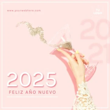 Edita un diseño de Año Nuevo