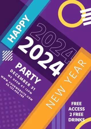 Edit a party flyer