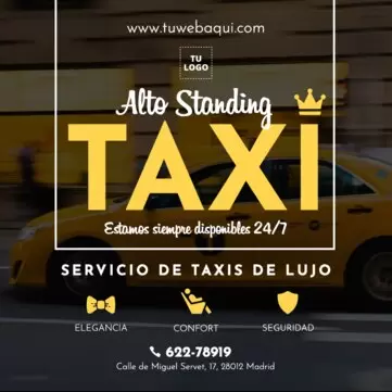 Editar una plantilla para Taxis