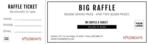 Modifica un modello di biglietto della lotteria