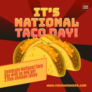 Bearbeite eine Taco Tag Design