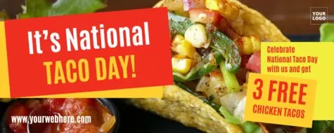 Edite um design para o Dia do Taco