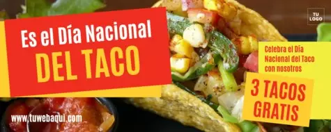 Edita un diseño del Día del Taco