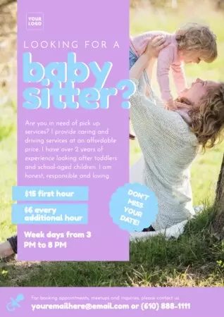 Modifica un annuncio per babysitter