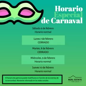 Crea tu cartel de Carnaval o Mardi Gras