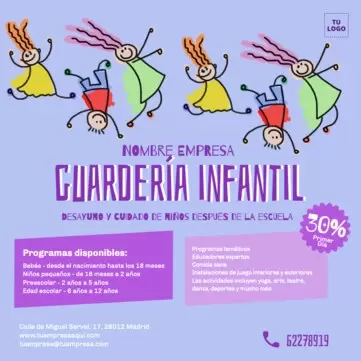 Edita un anuncio de guardería