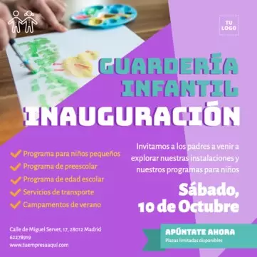 Edita un anuncio de guardería