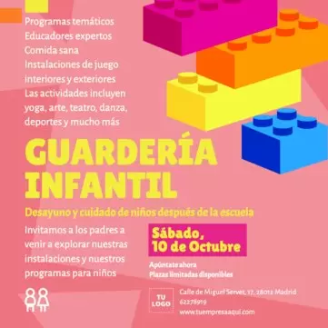 Edita un anuncio de guardería