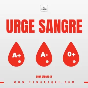 Editar un diseño de Donar Sangre