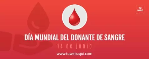 Editar un diseño de Donar Sangre
