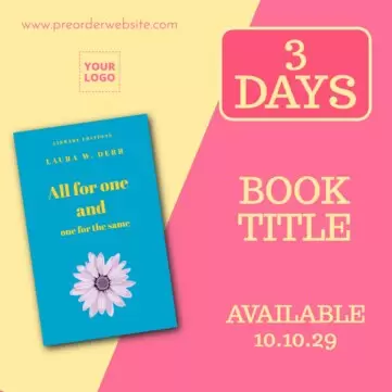 Edite um layout para lançamento de livros 