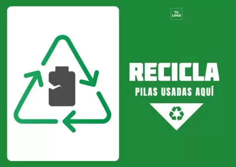 Editar un cartel de Reciclaje