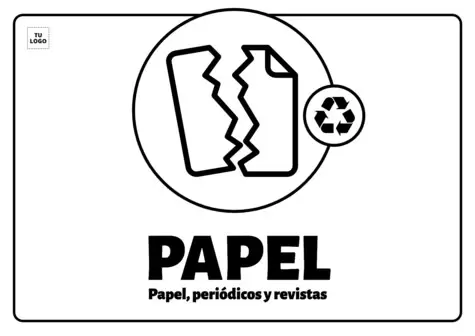 Editar un cartel de Reciclaje