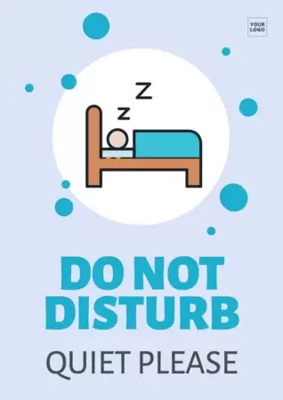 Edit a do not disturb sign