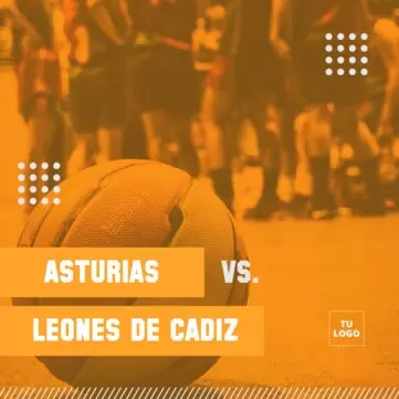 Edita carteles de partidos