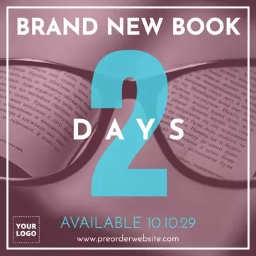 Edite um layout para lançamento de livros 