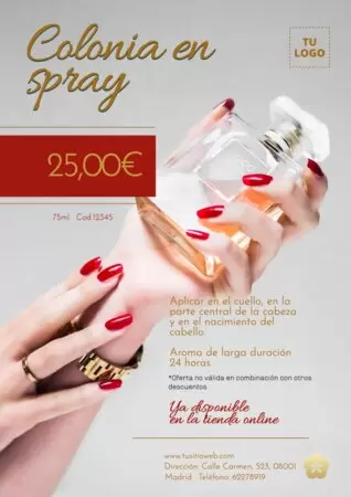 Edita un diseño para tu perfumería
