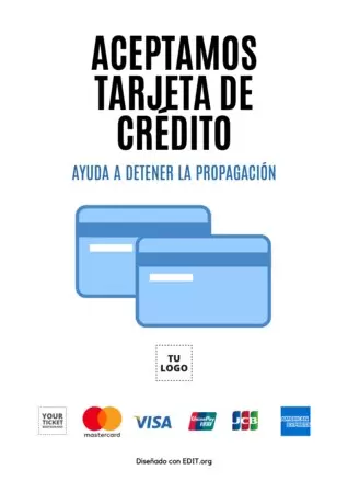 Editar un cartel de pagos