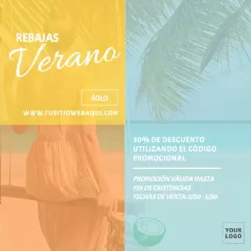 Crea tu cartel de rebajas