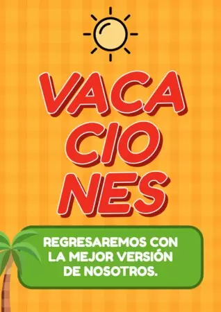 Edita tu imagen cerrado por vacaciones