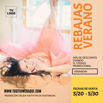 Crea tu cartel de rebajas