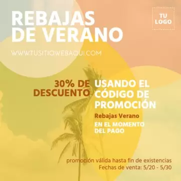Crea tu cartel de rebajas