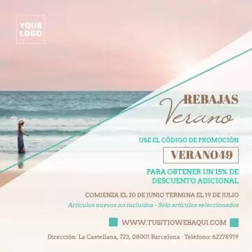 Crea tu cartel de rebajas