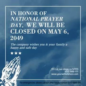 Edit a National Day of Prayer design