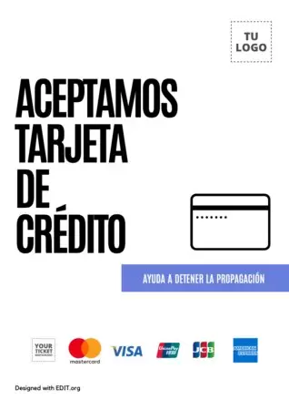 Editar un cartel de pagos