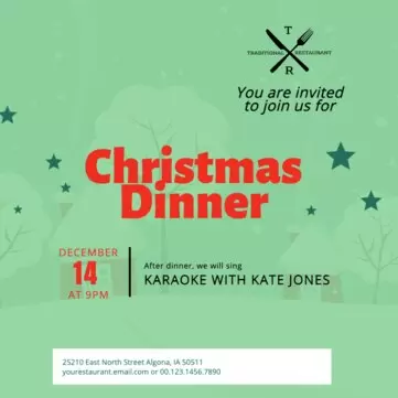 Edit a karaoke flyer
