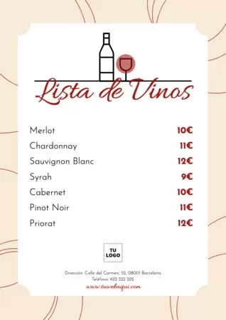 Edita un diseño para tu bodega