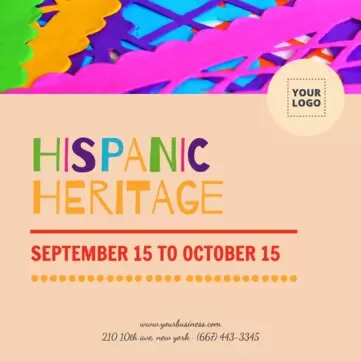 Edit a Hispanic Heritage template