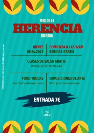  Edita una plantilla de Herencia Hispana