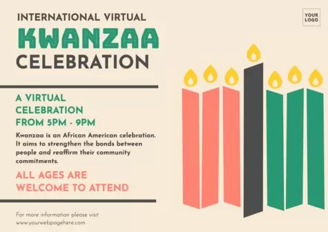 Edit a Kwanzaa design