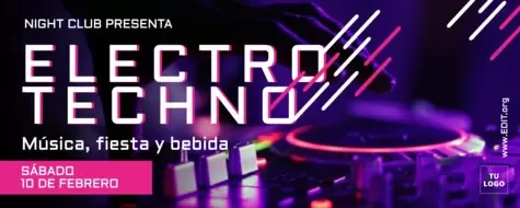 Editar un flyer de discoteca