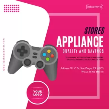 Edit an appliance store template