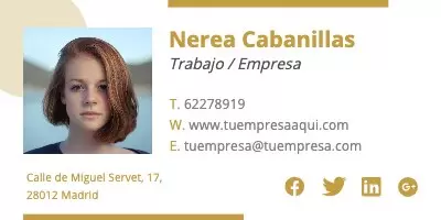 Edita una firma de email