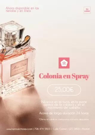 Edita un diseño para tu perfumería